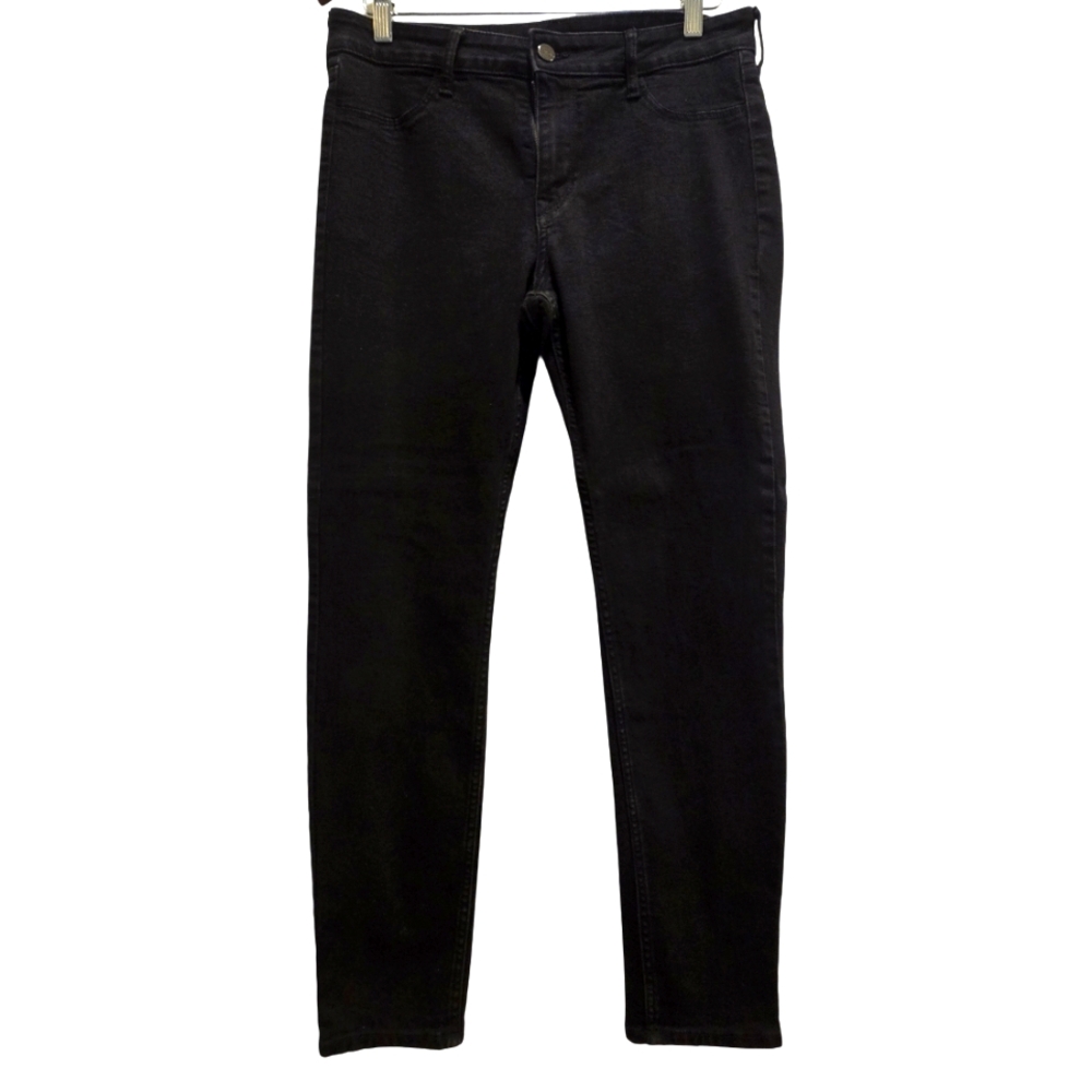 &Denim Women's Black Skinny Ankle Jeans – Size 30